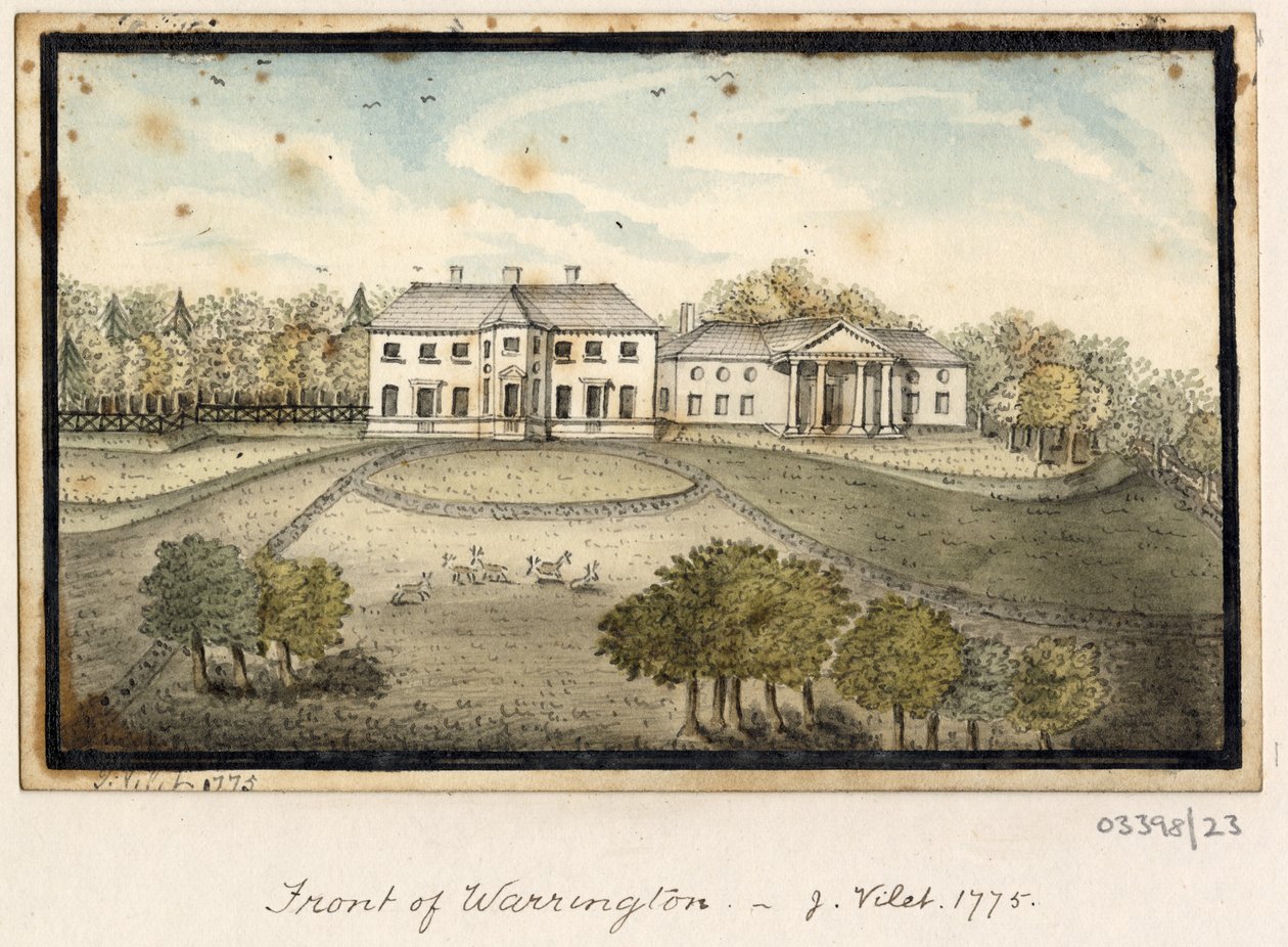 En række skitser, udsigter i Storbritannien, kontinentet og Amerika 1772-1778 (akvarel) af British School