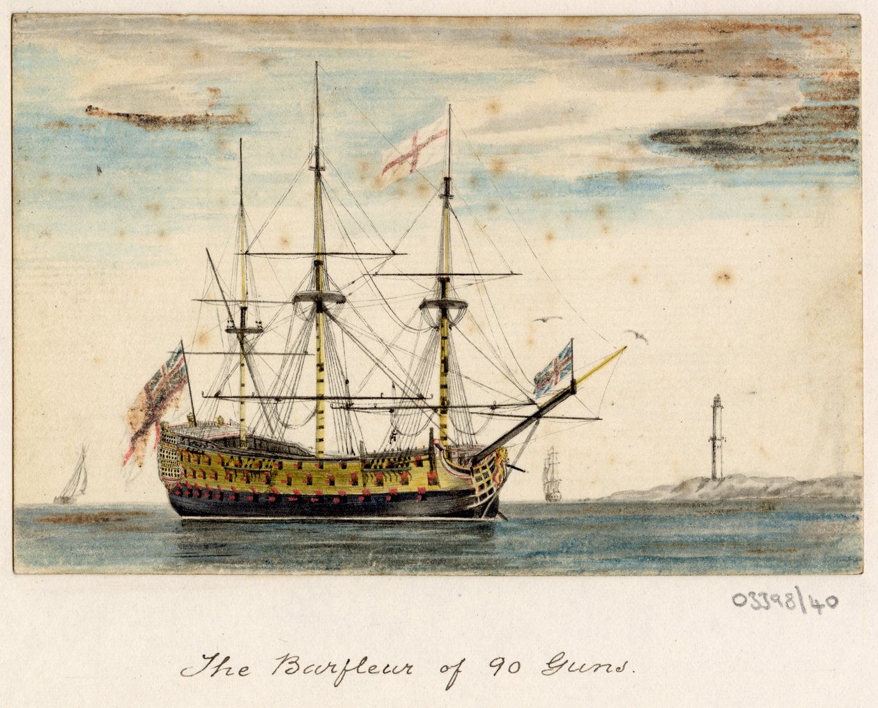 En række skitser, udsigter i Storbritannien, kontinentet og Amerika 1772-1778 (akvarel) af British School