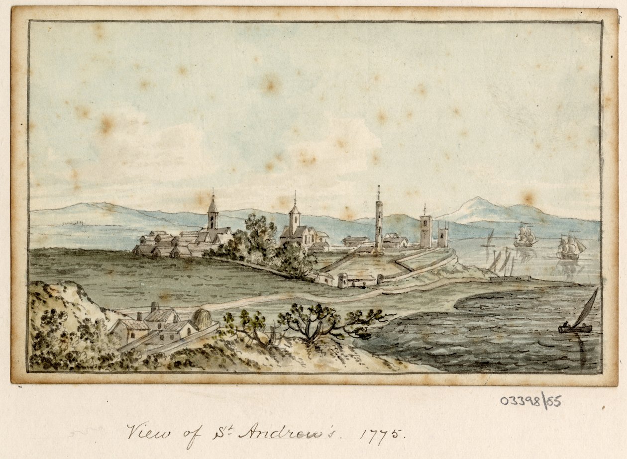 En række skitser, udsigter i Storbritannien, kontinentet og Amerika 1772-1778 (akvarel) af British School