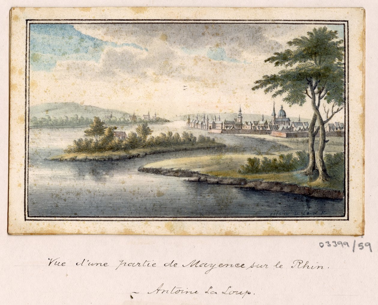 En række skitser, udsigter i Storbritannien, kontinentet og Amerika 1772-1778 (akvarel) af British School