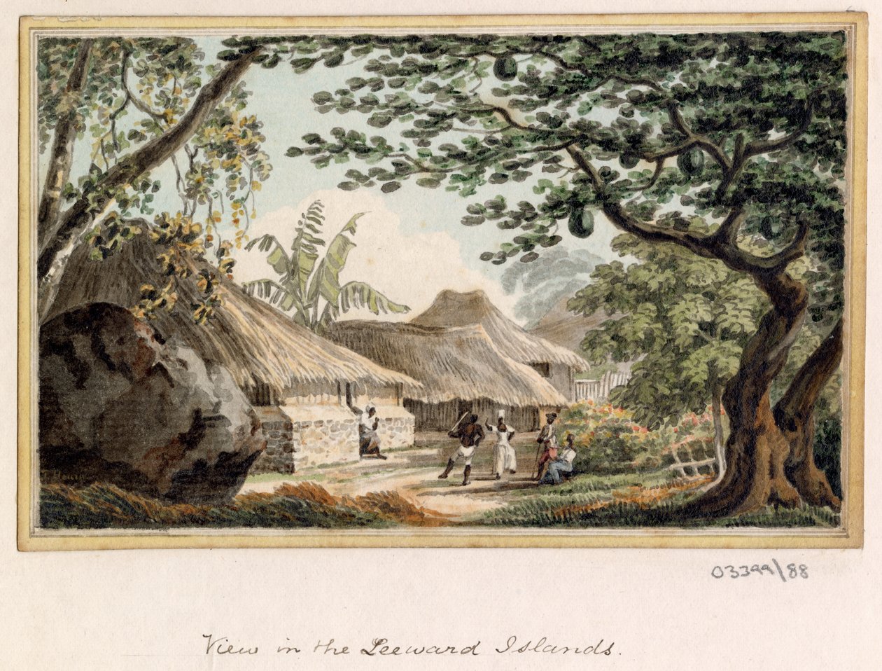 En række skitser, udsigter i Storbritannien, kontinentet og Amerika 1772-1778 (akvarel) af British School