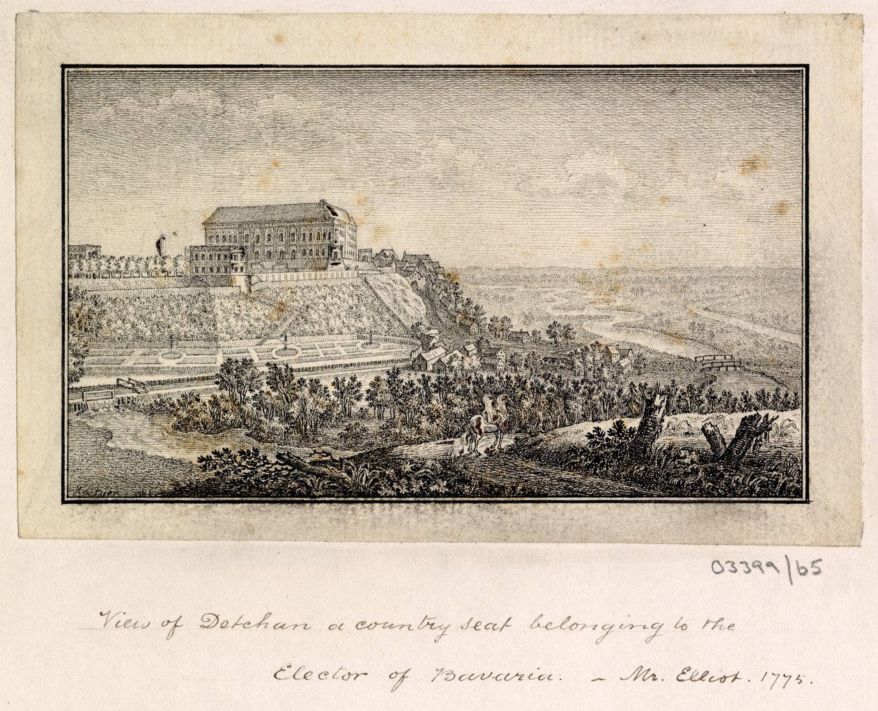 En række skitser, udsigter i Storbritannien, kontinentet og Amerika 1772-1778 (tegning) af British School
