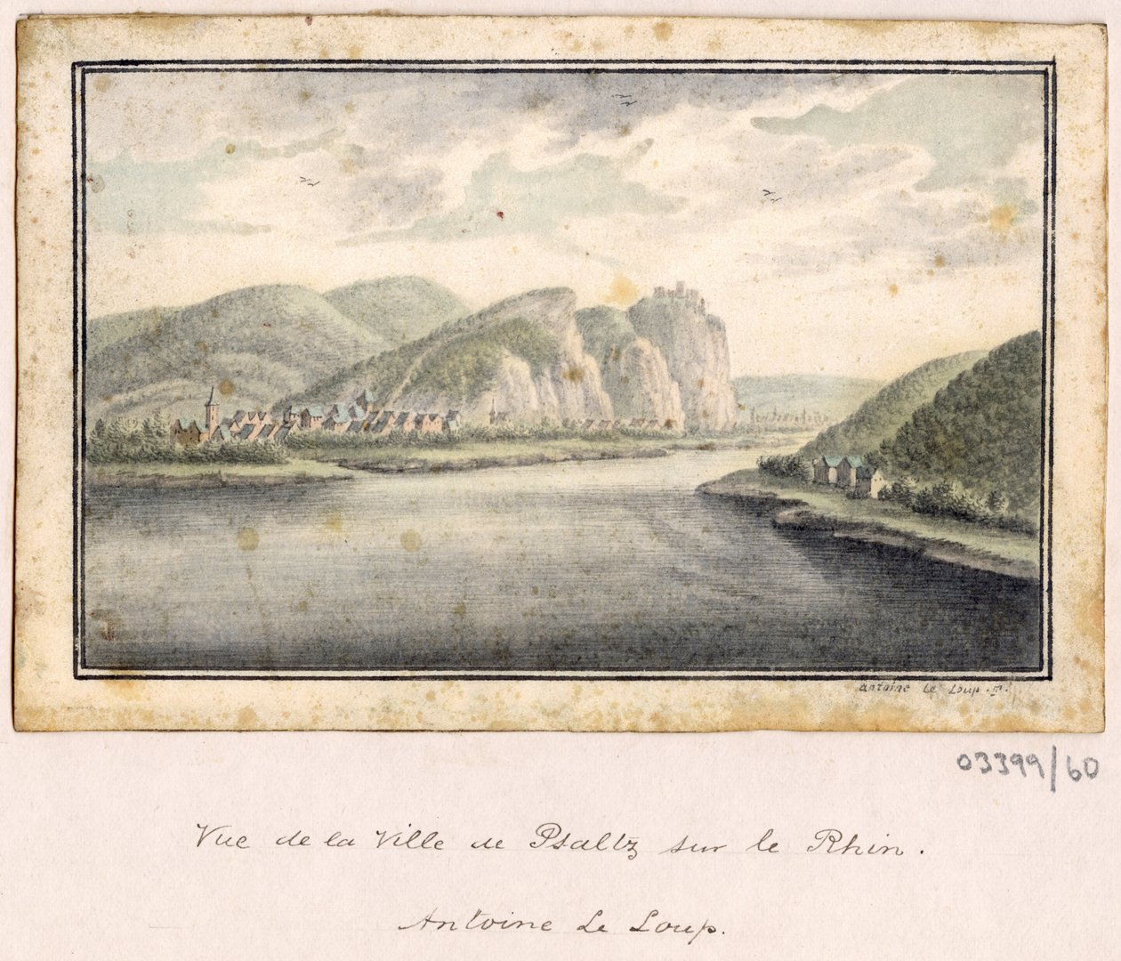 En række skitser, udsigter i Storbritannien, kontinentet og Amerika 1772-1778 (akvarel) af British School