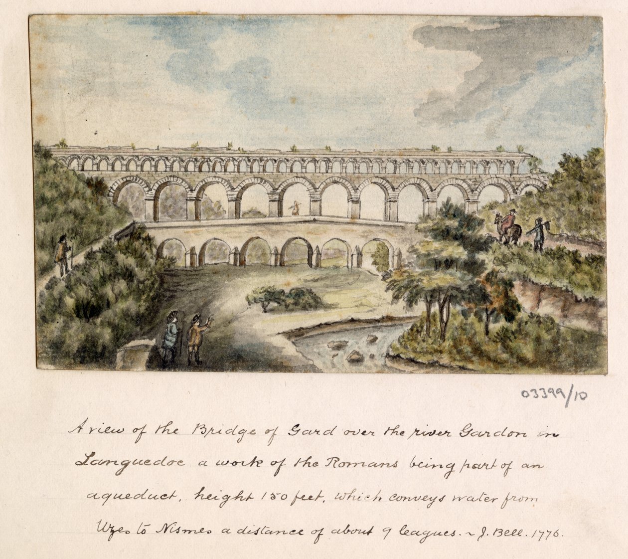 En række skitser, udsigter i Storbritannien, kontinentet og Amerika 1772-1778 (akvarel) af British School