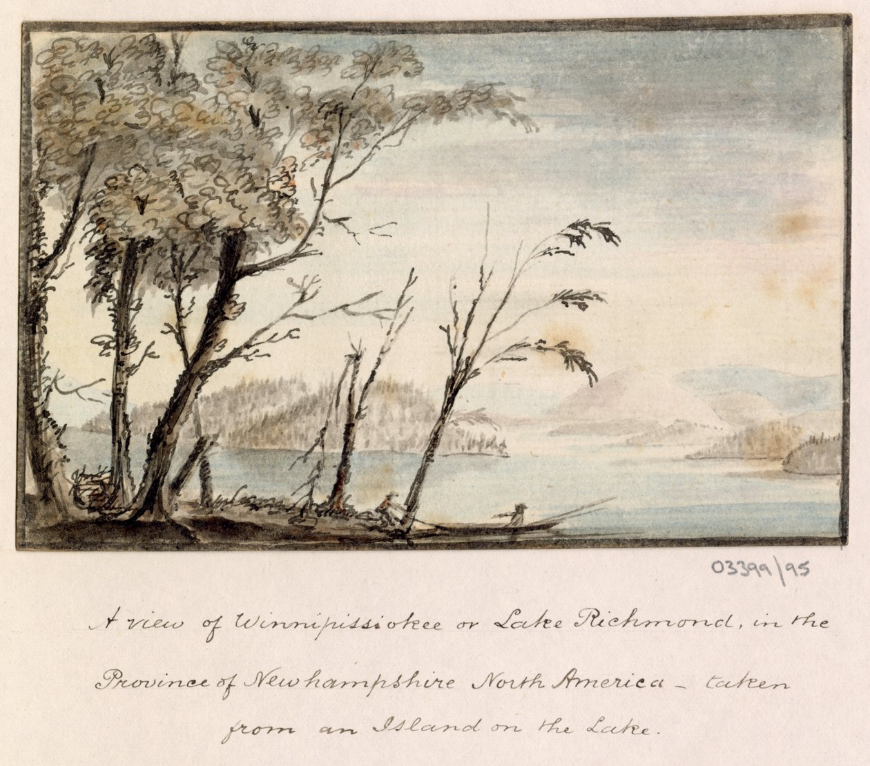 En række skitser, udsigter i Storbritannien, kontinentet og Amerika 1772-1778 (akvarel) af British School