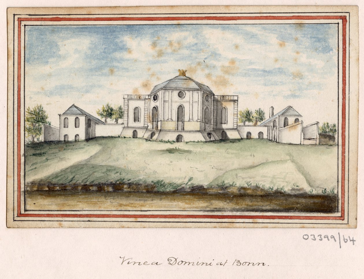 En række skitser, udsigter i Storbritannien, kontinentet og Amerika 1772-1778 (akvarel) af British School