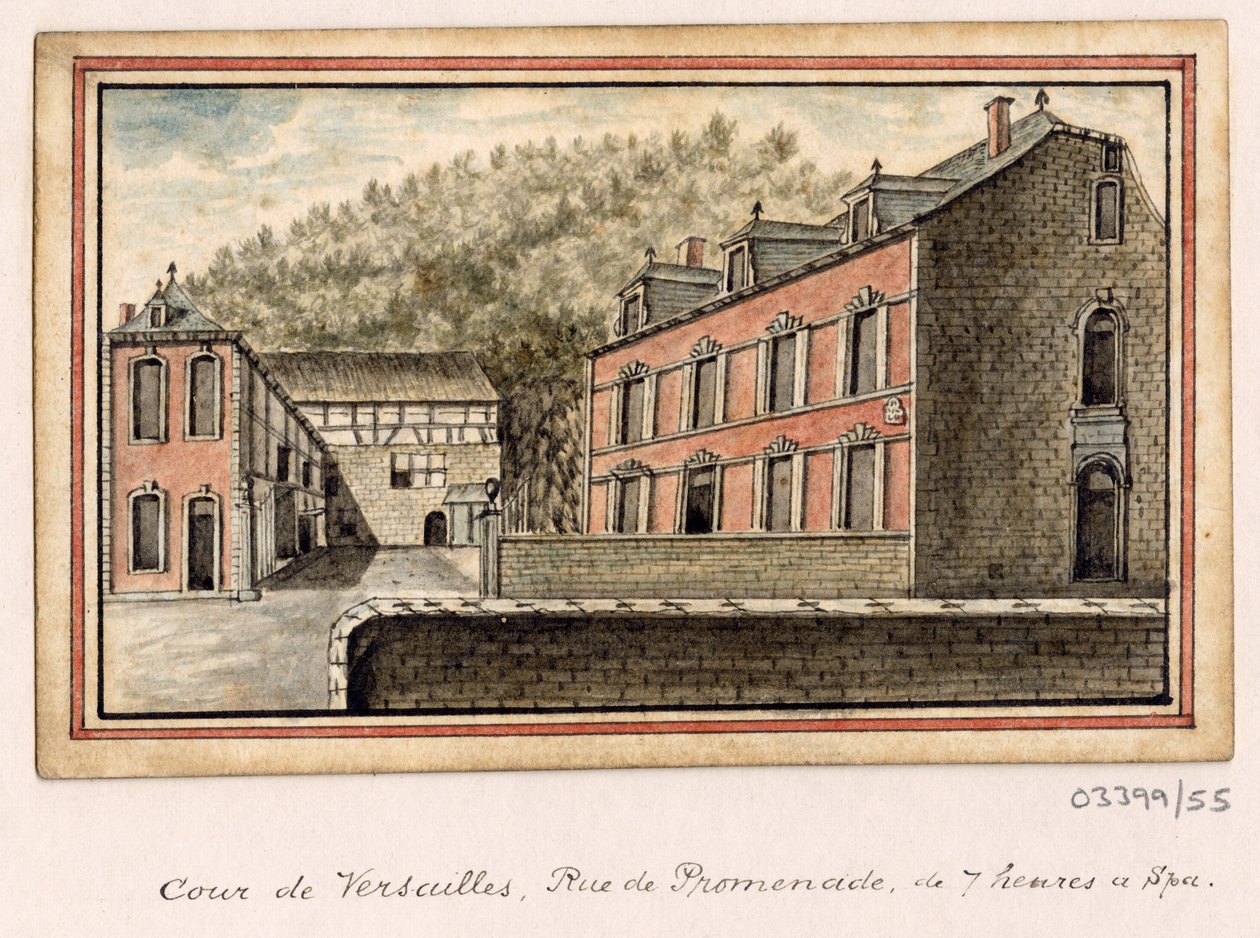 En række skitser, udsigter i Storbritannien, kontinentet og Amerika 1772-1778 (akvarel) af British School