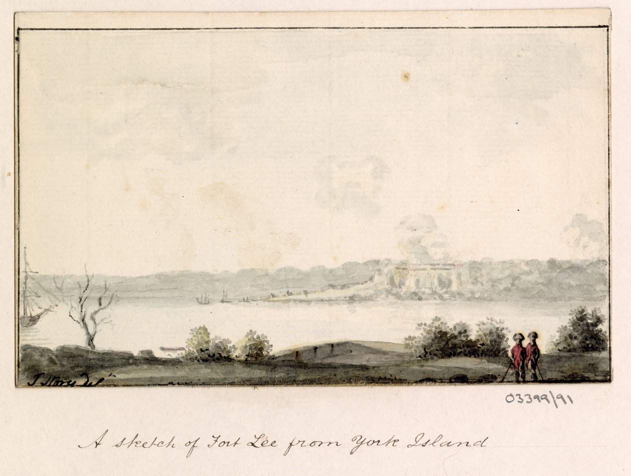 En række skitser, udsigter i Storbritannien, kontinentet og Amerika 1772-1778 (akvarel) af British School