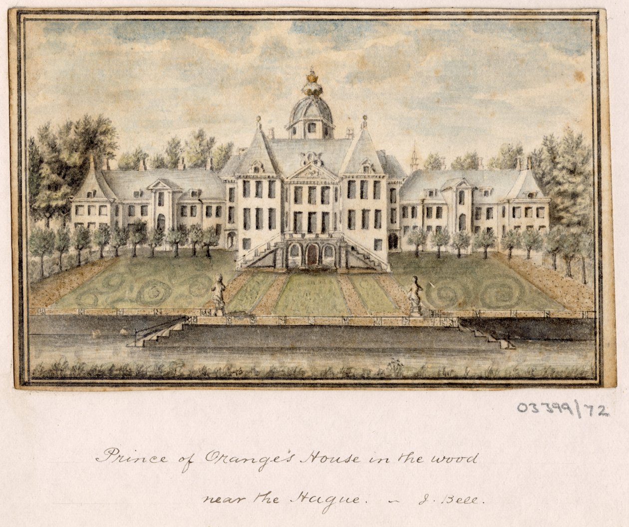 En række skitser, udsigter i Storbritannien, kontinentet og Amerika 1772-1778 (akvarel) af British School
