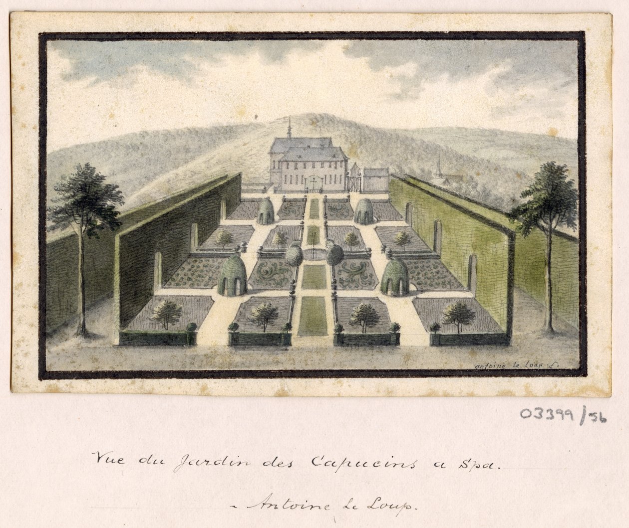 En række skitser, udsigter i Storbritannien, kontinentet og Amerika 1772-1778 (akvarel) af British School