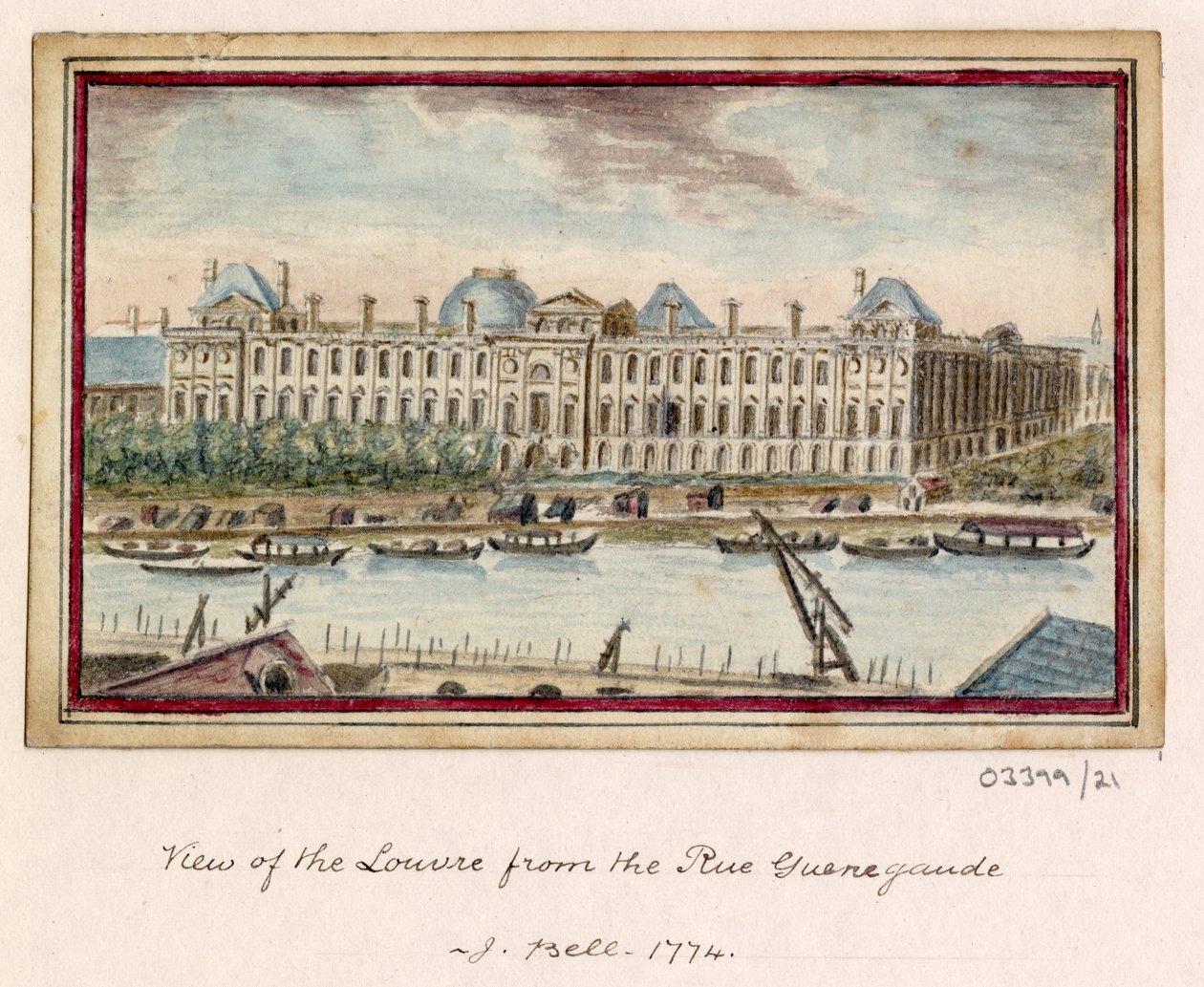 En række skitser, udsigter i Storbritannien, kontinentet og Amerika 1772-1778 (akvarel) af British School