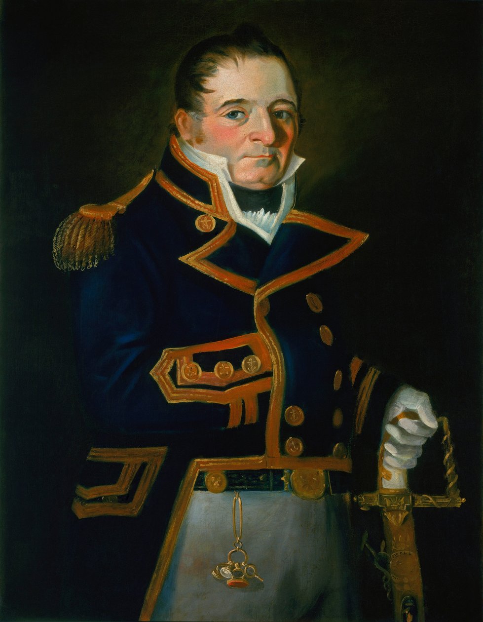 Kaptajn John Richards Lapenotiere (1770-1834), ca. 1805 (olie på lærred) af British School