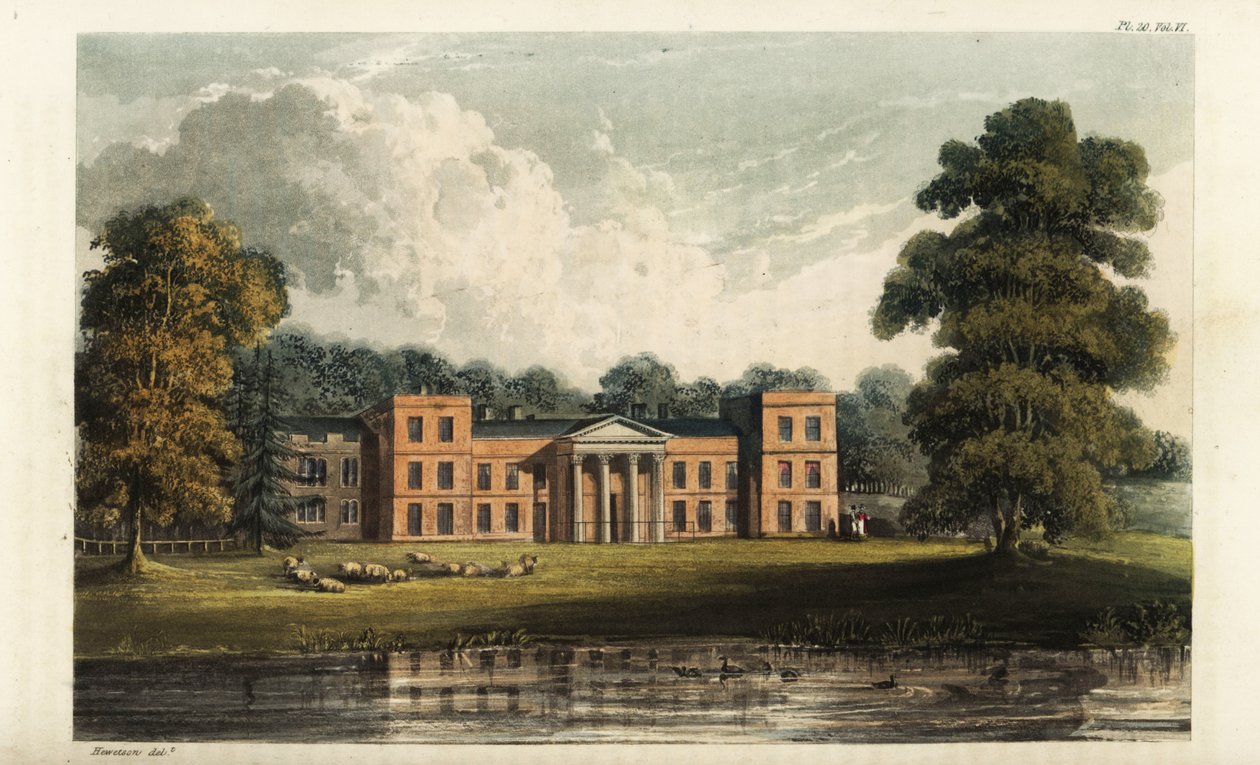 Clumber Park, Nottinghamshire, sæde for hertugen af Newcastle af British School