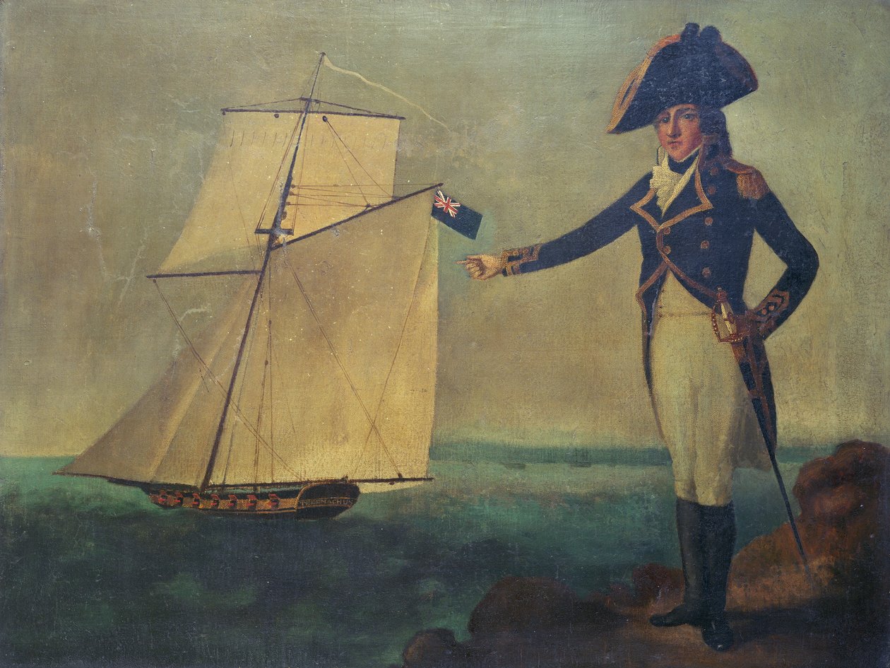 Kommandør John Crispo (1773-1841) af British School