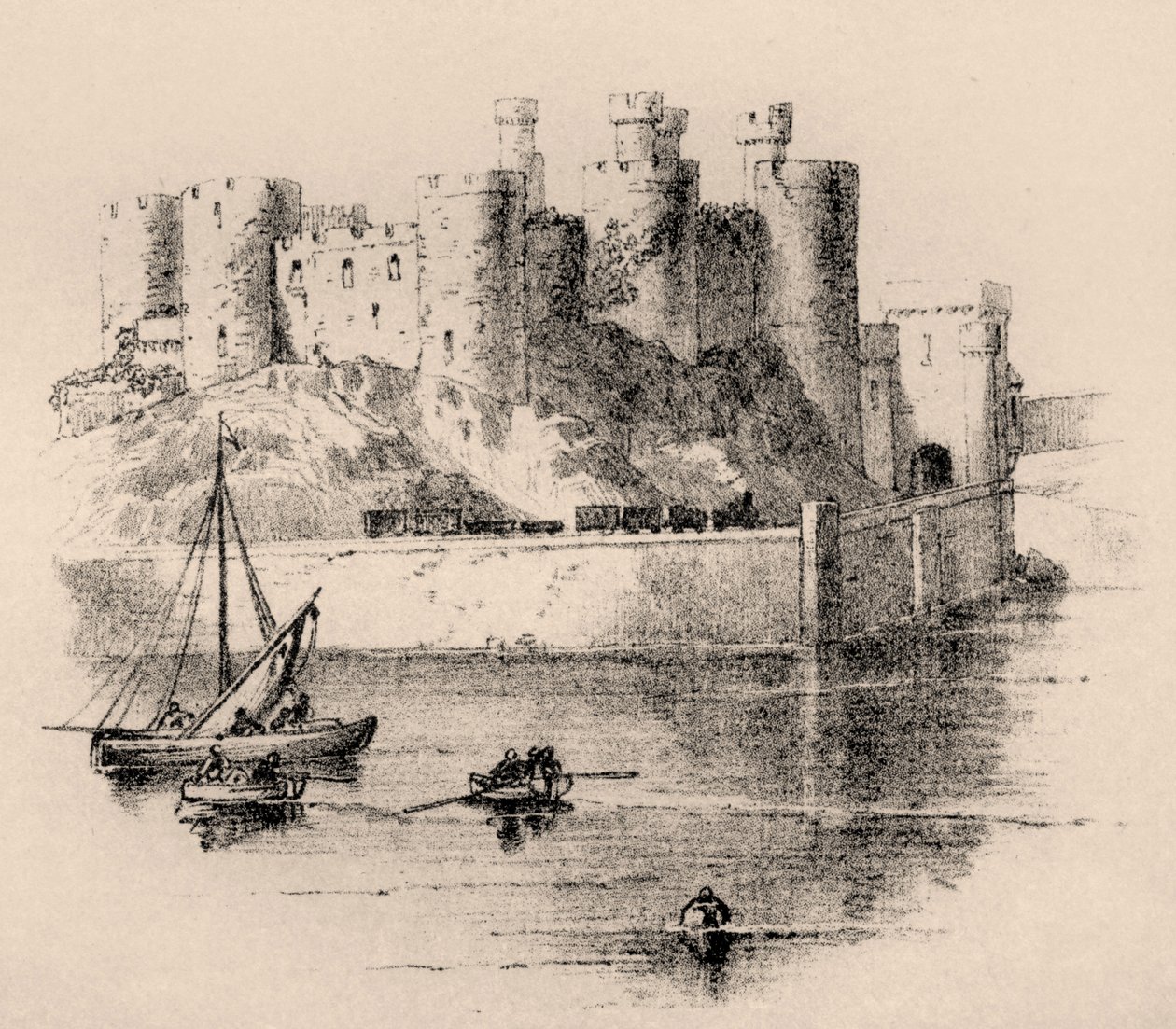 Conwy Castle af British School