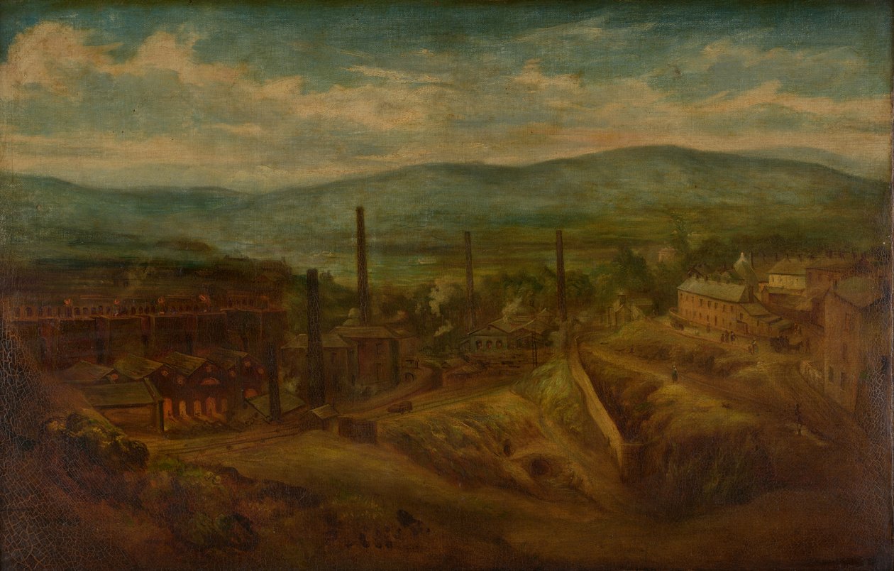 Cyfarthfa Jernværk af British School