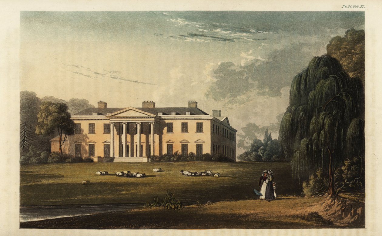 East Cowes Castle, Isle of Wight, sæde for arkitekten John Nas af British School