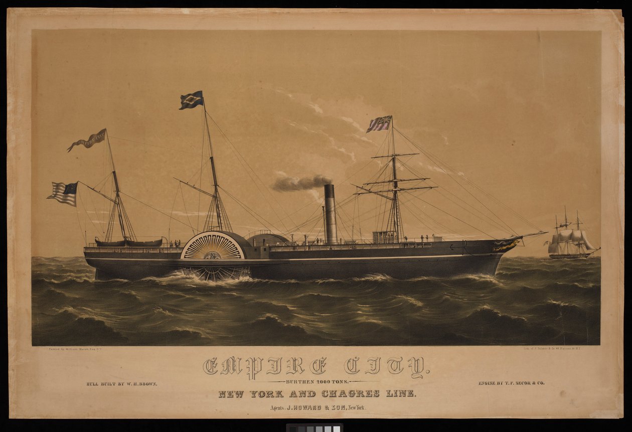 Empire City... New York og Chagres-linjen af British School