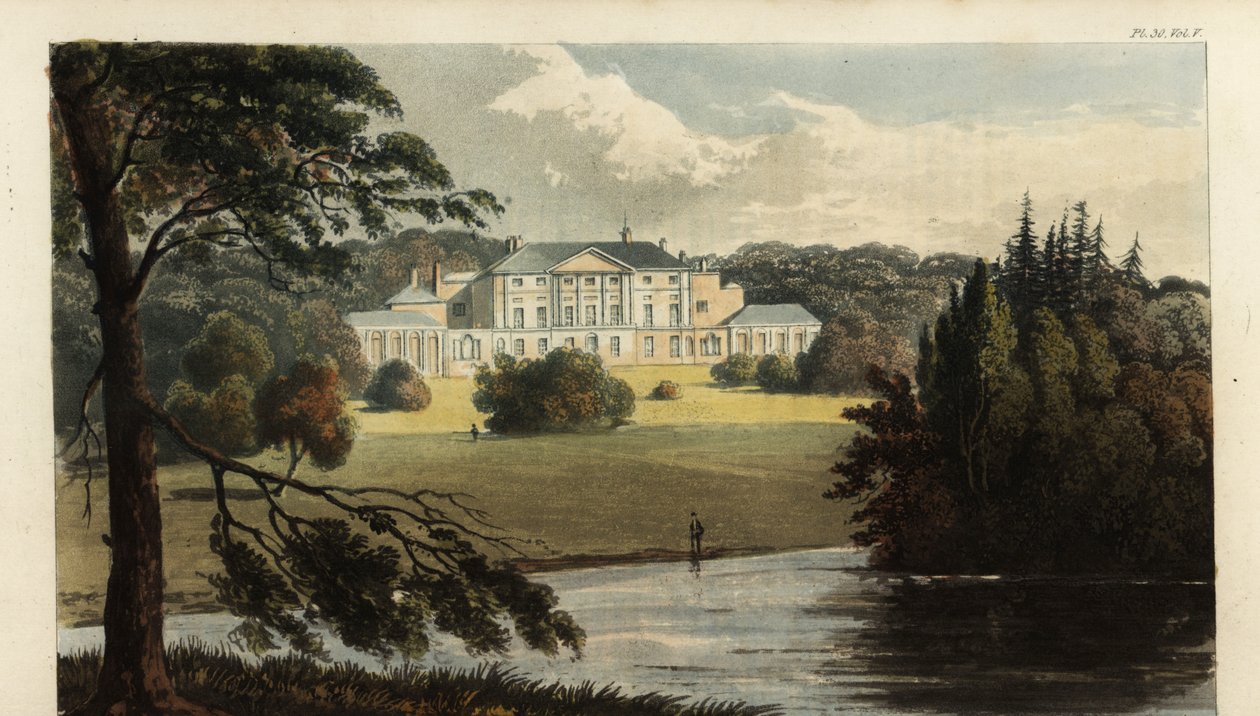 Enmore Castle, Somerset, sæde for den 3. jarl af Egmont af British School