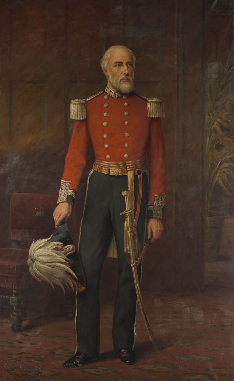 Fuld længde portræt af William King-Noel af British School