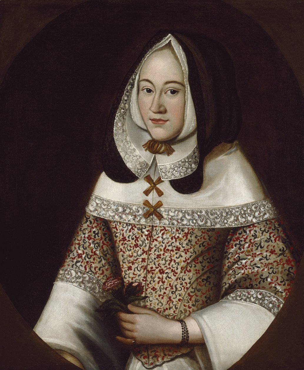 Jane, første hustru til John Tradescant den yngre, ca. 1630 af British School