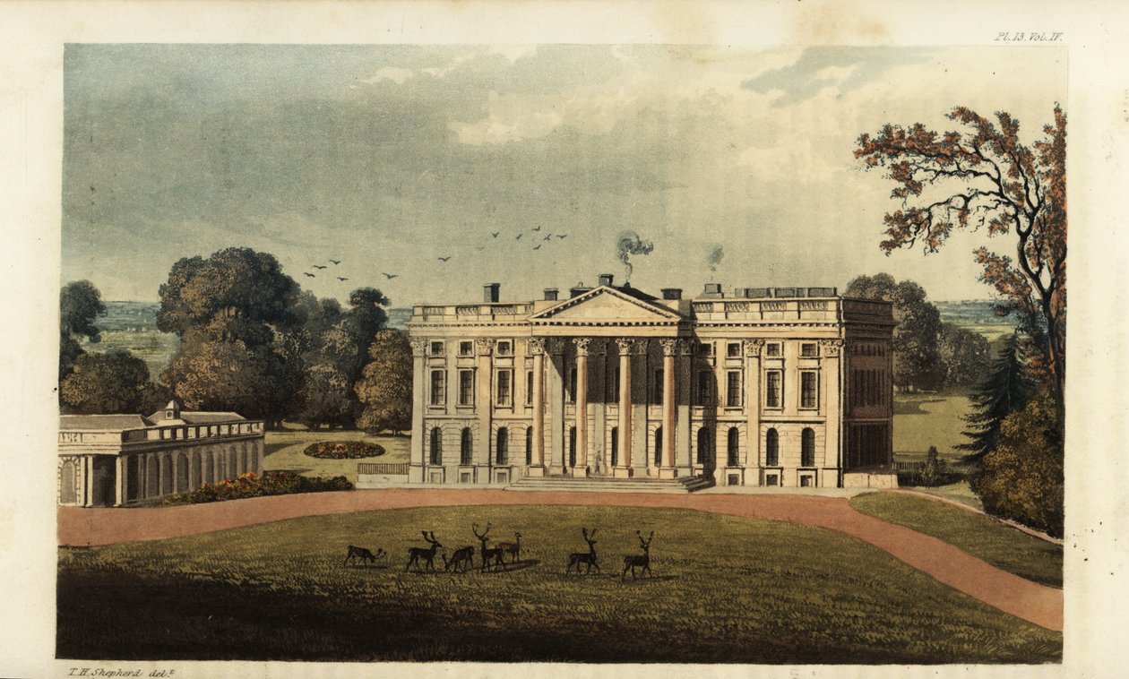 Mount Edgcumbe, Cornwall, sæde for Richard Edgcumbe af British School