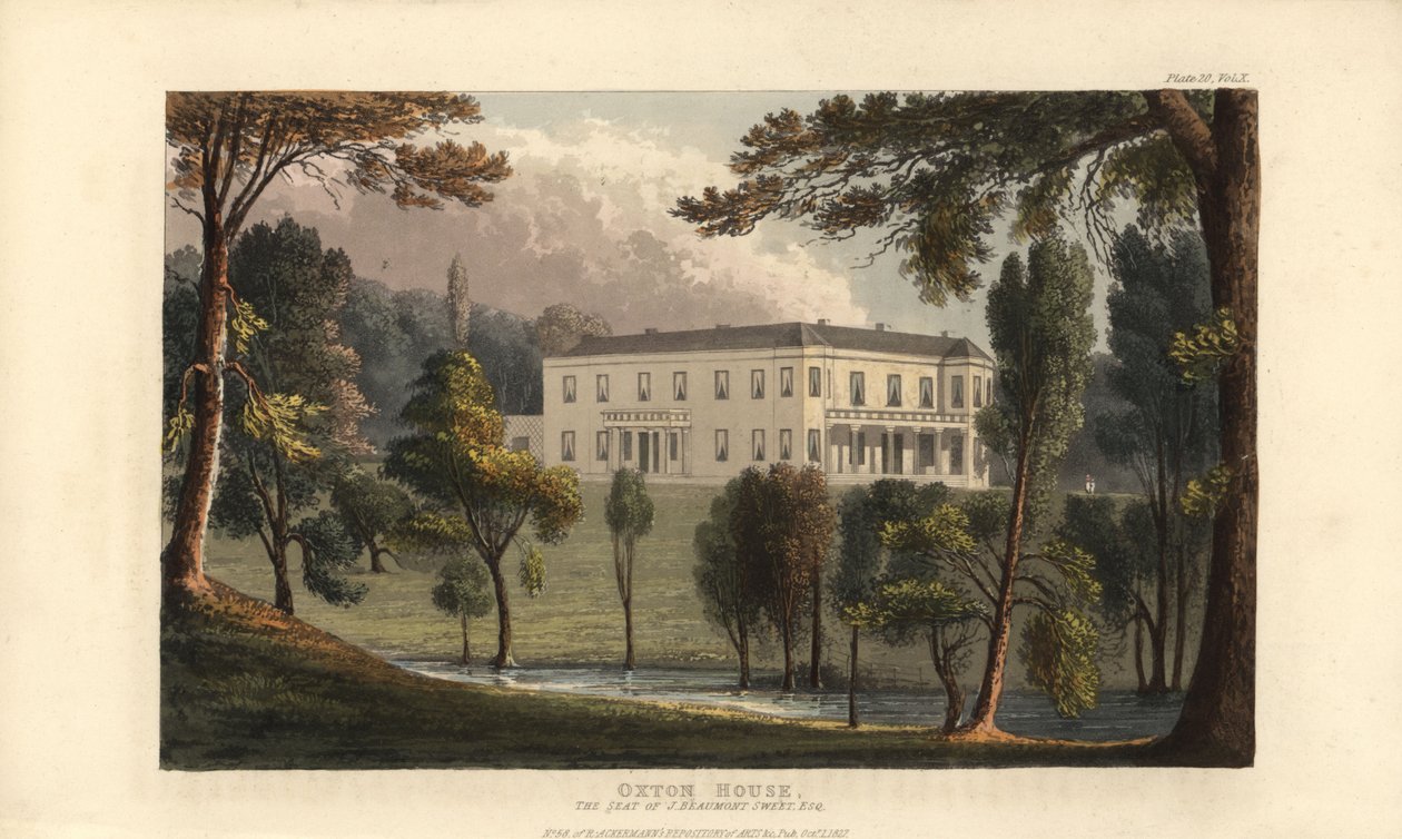 Oxton House, Devon, sæde for pastor John Beaumont Swete af British School