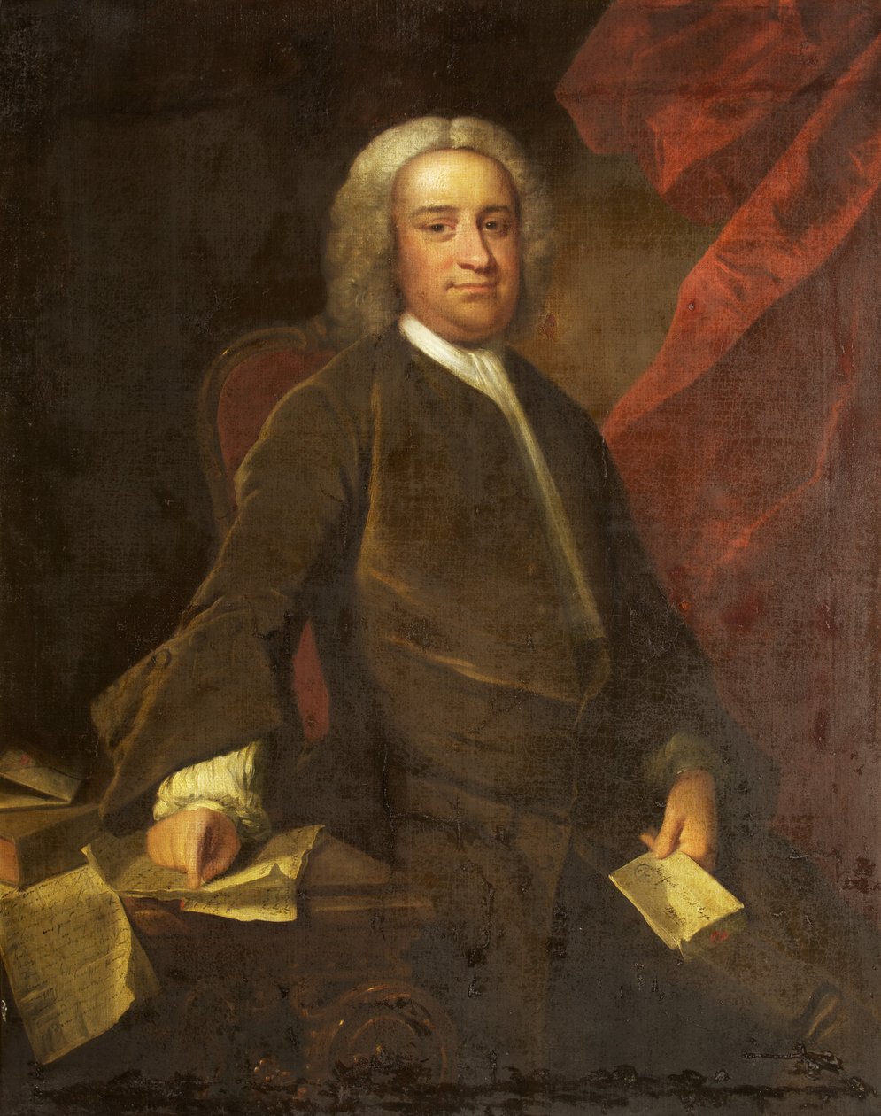 Portræt af Harford Lloyd (olie på lærred) af British School