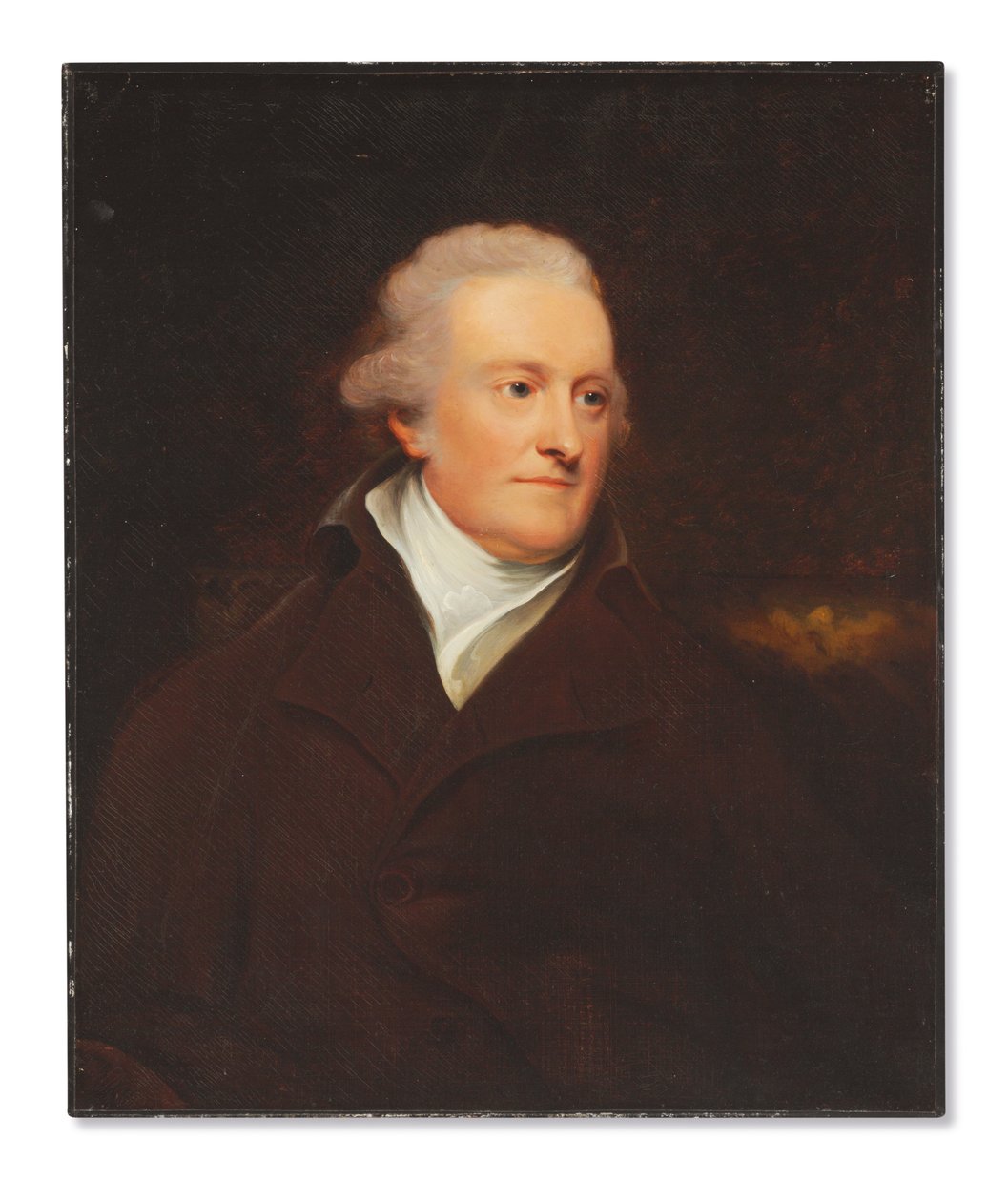 Portræt af John Frere, Esq. (olie på lærred) af British School