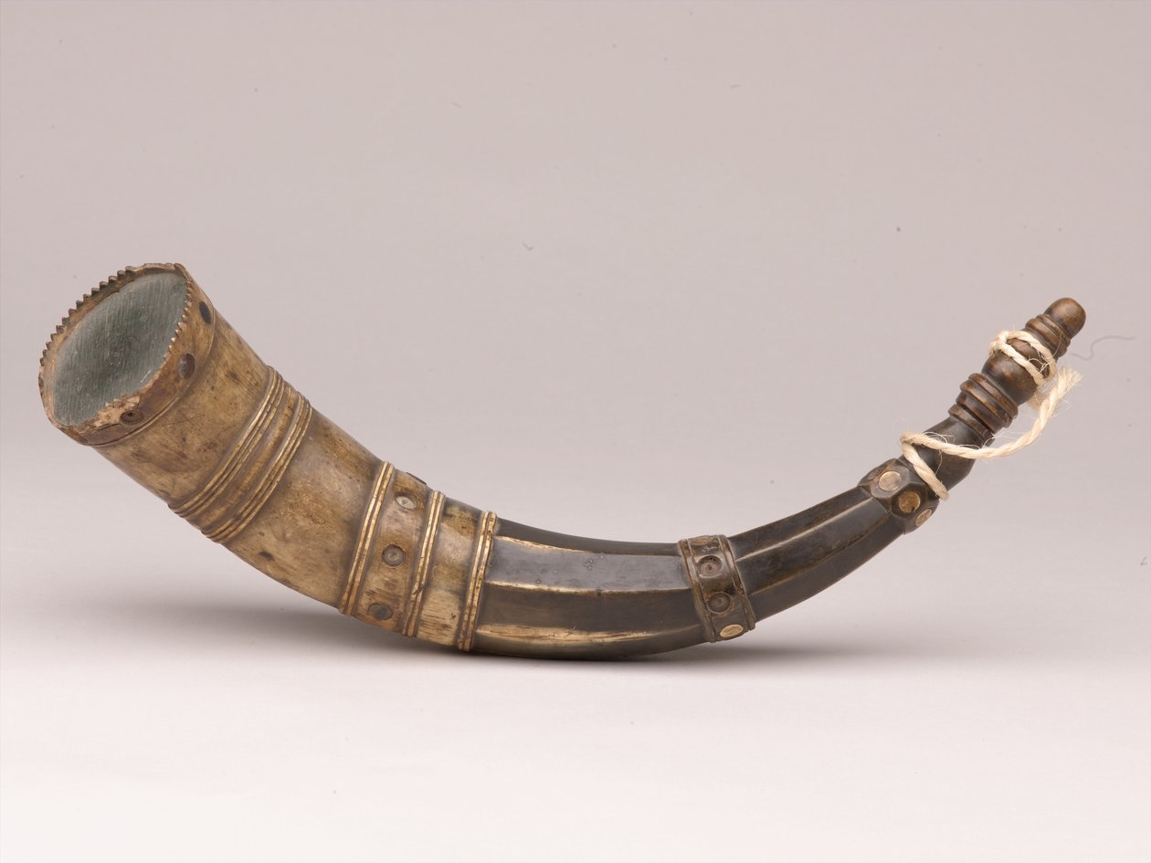 Pulverhorn, 1780 ca af British School