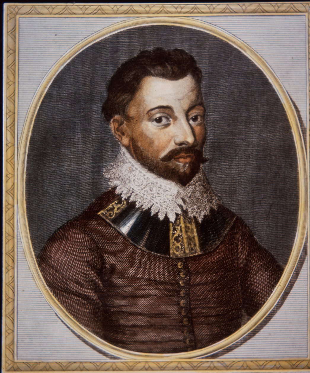 Sir Francis Drake, handelsmand og privatmand (farvet gravering) af British School