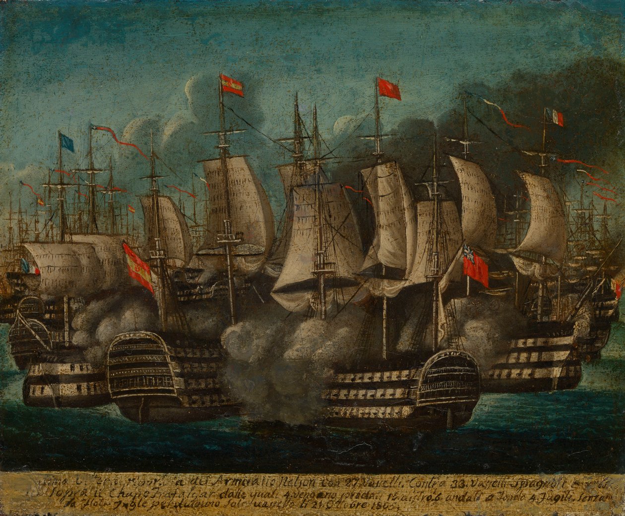Slaget ved Trafalgar, 21. oktober 1805