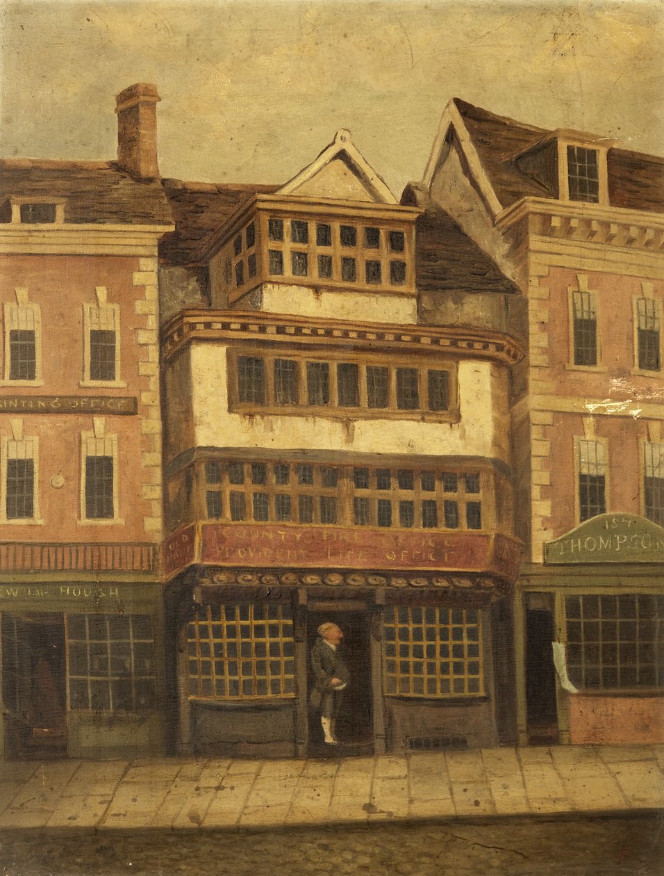 The Old Bank, Gloucester og Jimmy Wood af British School