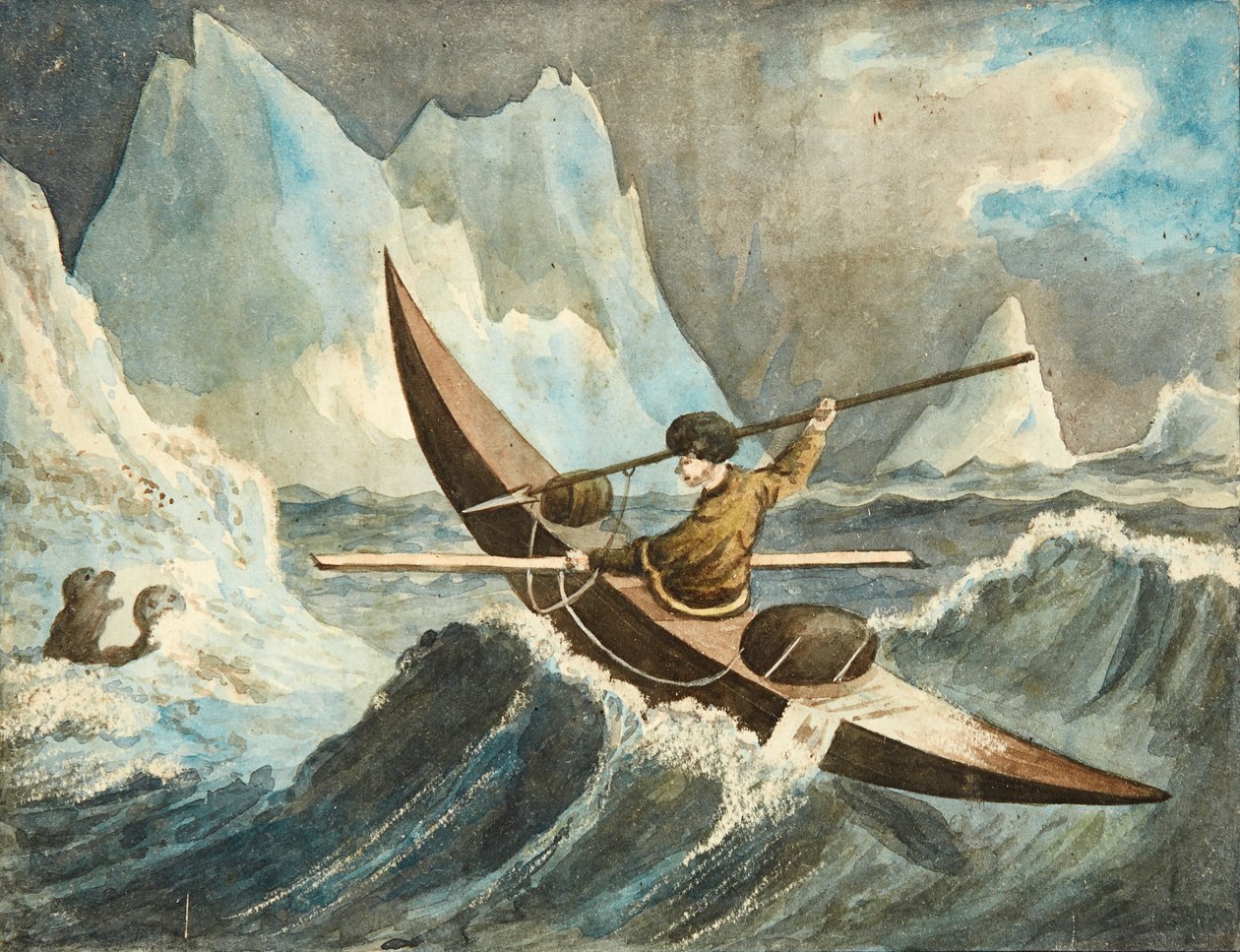 Sæljagten (akvarel) af British School