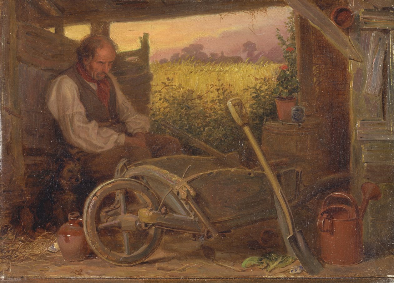 Den gamle gartner af Briton Riviere