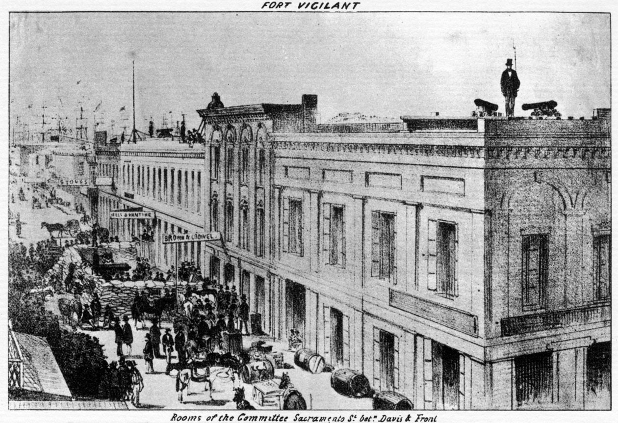 Fort Vigilant, Sacramento, Californien, 1856 1937. af Britton and Rey