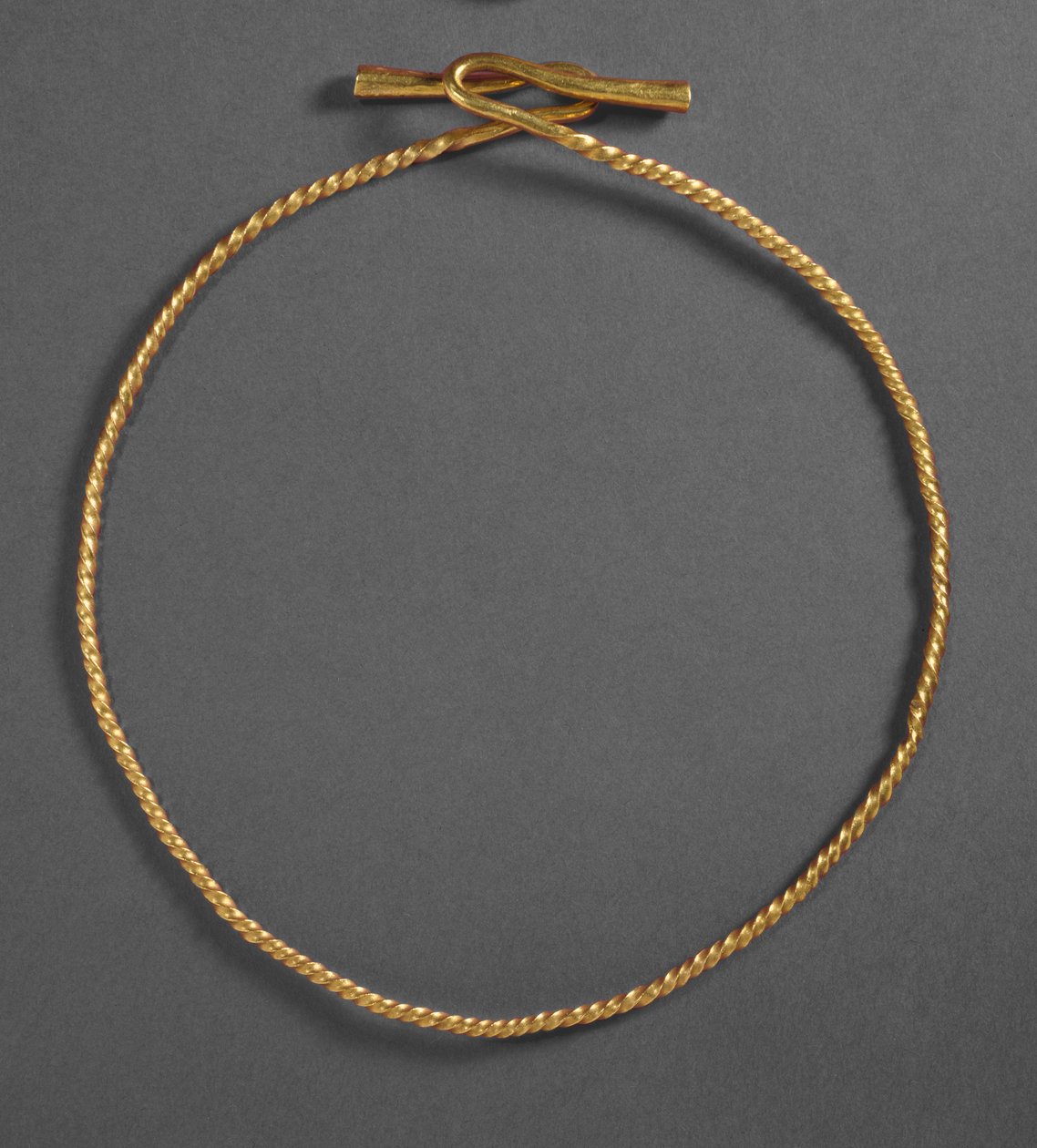 Halskæde fra Fresn-la-Mere, Frankrig, guld fra bronzealderen af Bronze Age