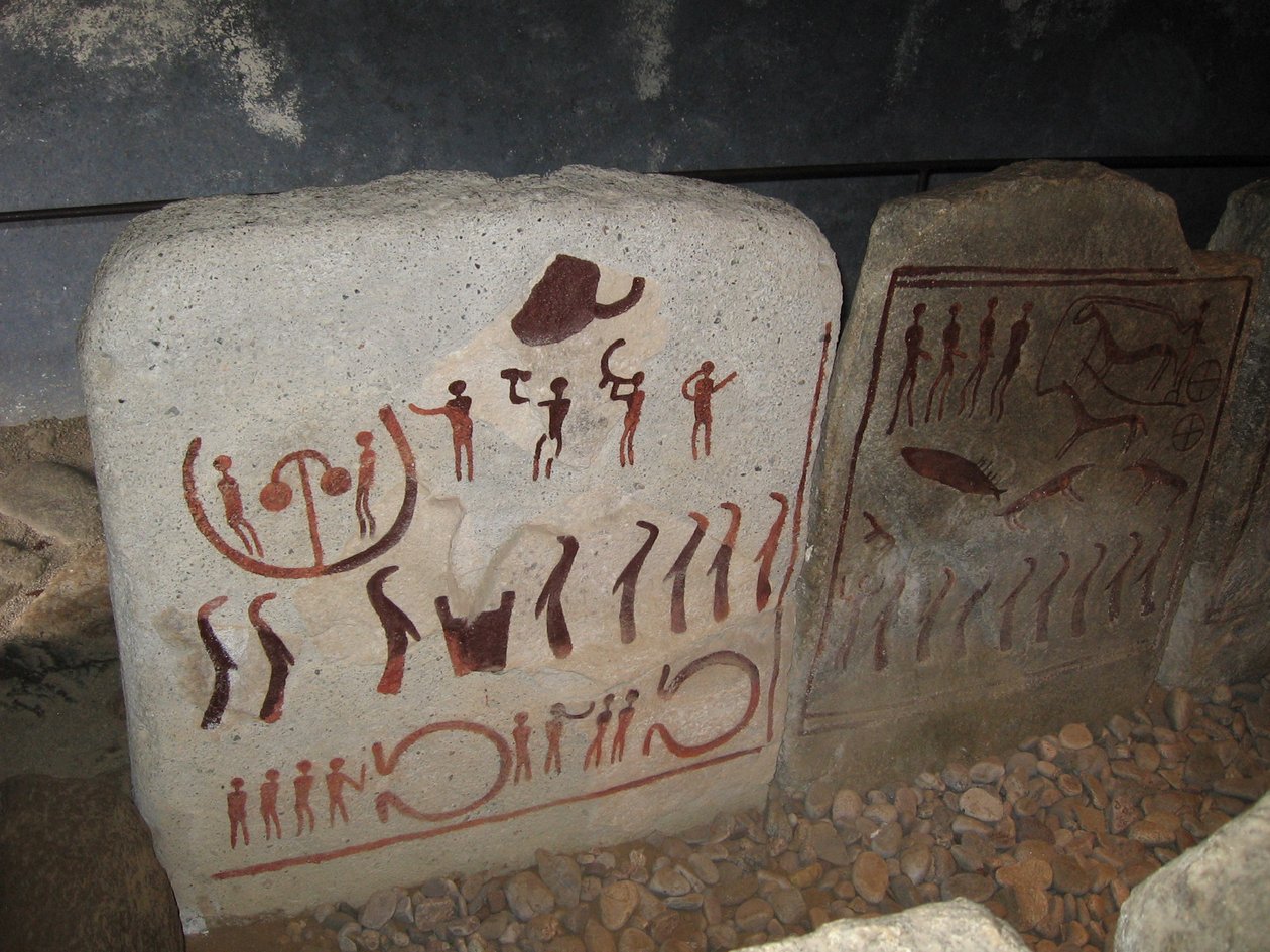 Kongens Grav nær Kivik Kungagraven, 1. halvdel af det 2. årtusinde f.Kr. af Bronze Age culture