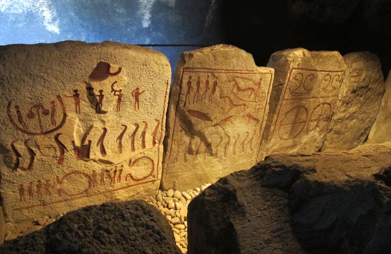 Kongens Grav nær Kivik Kungagraven, 1. halvdel af det 2. årtusinde f.Kr. af Bronze Age culture
