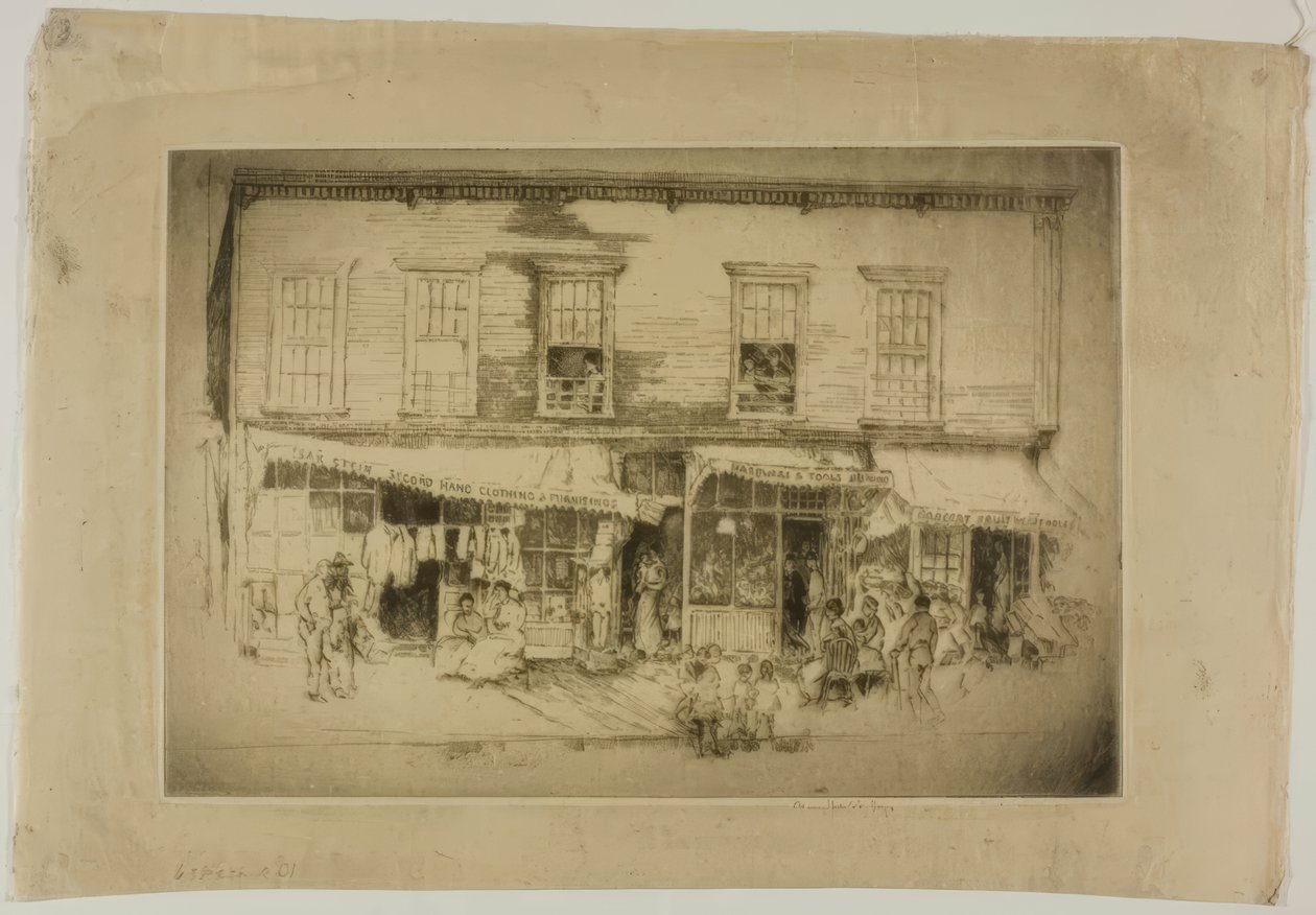 Chicago - Nr. 638 South Clark St. af Bror Julius Olsson Nordfeldt