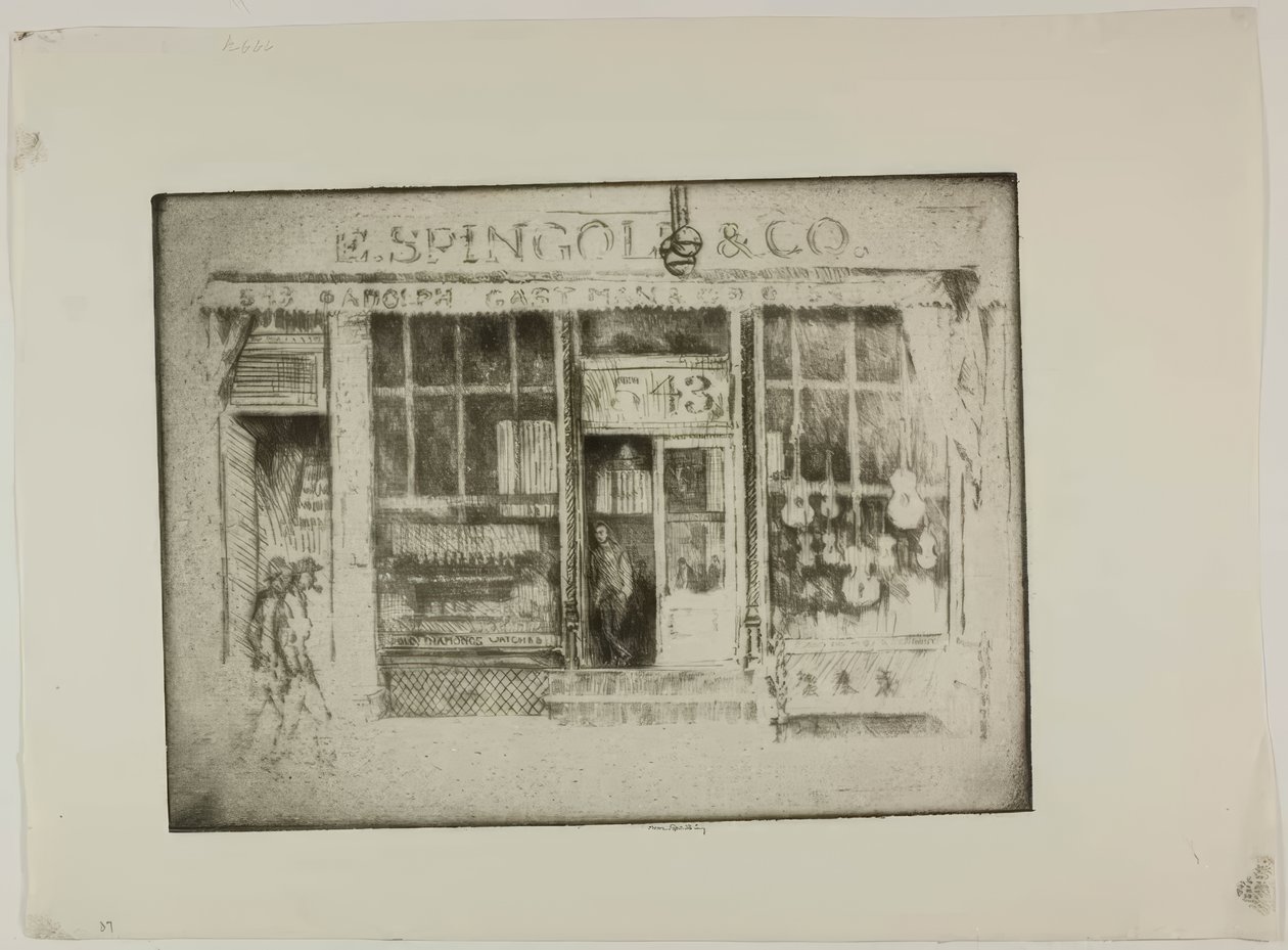 Chicago - Pantelåneren af Bror Julius Olsson Nordfeldt