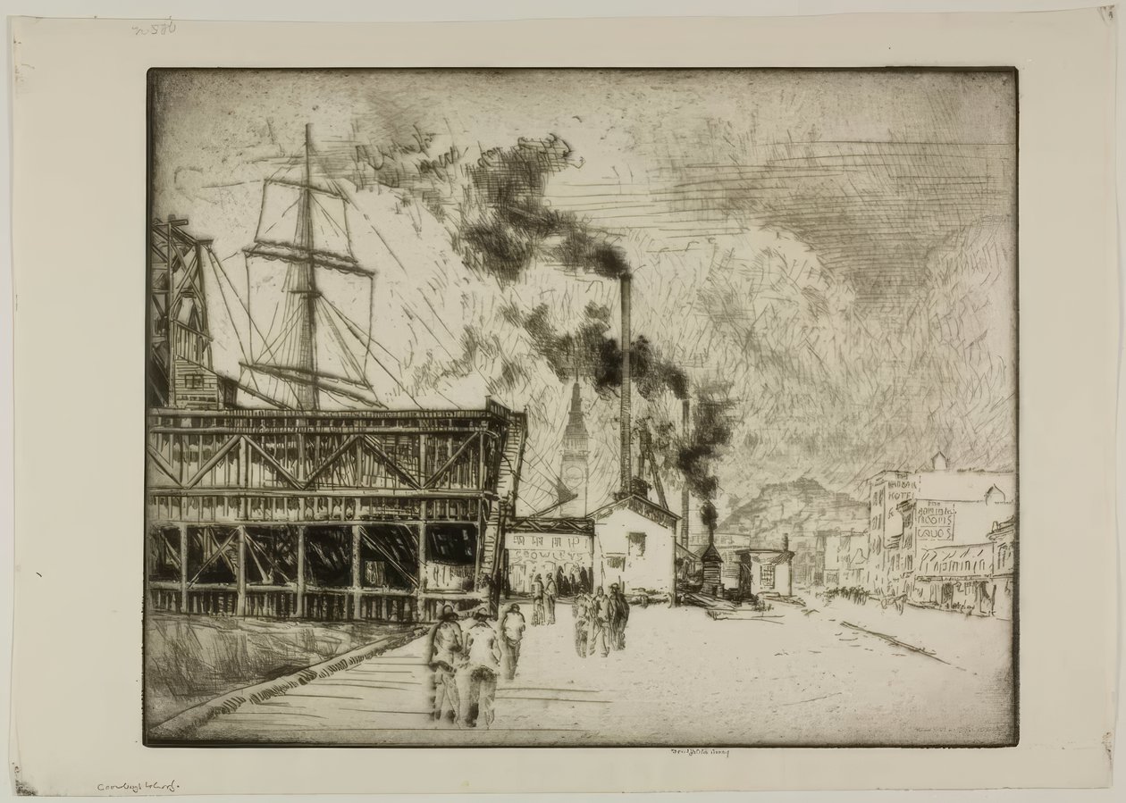 Crowleys kaj af Bror Julius Olsson Nordfeldt