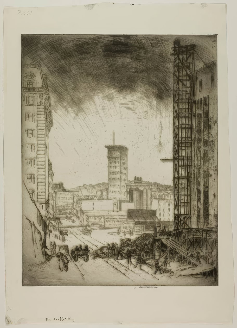 Stilladset af Bror Julius Olsson Nordfeldt