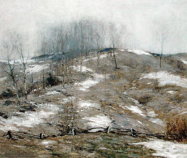 Dvælende vinter af Bruce Crane