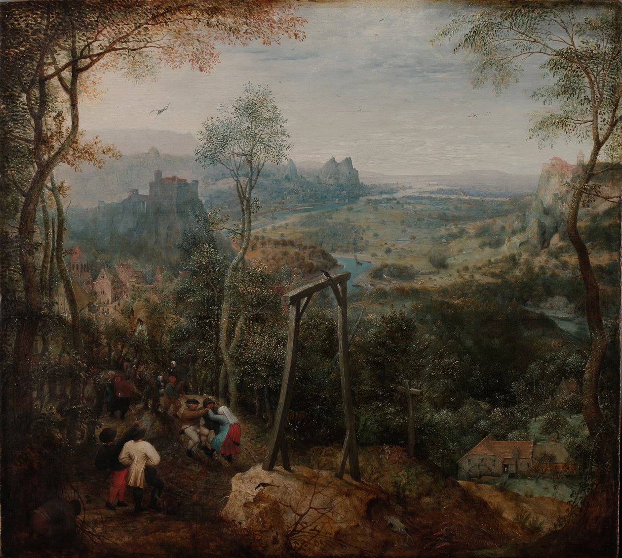 Magpie på Galgen af Bruegel
