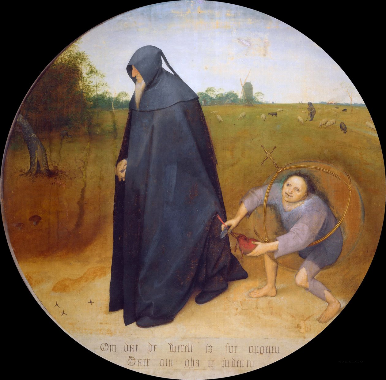 Misantropen, 1568. af Bruegel