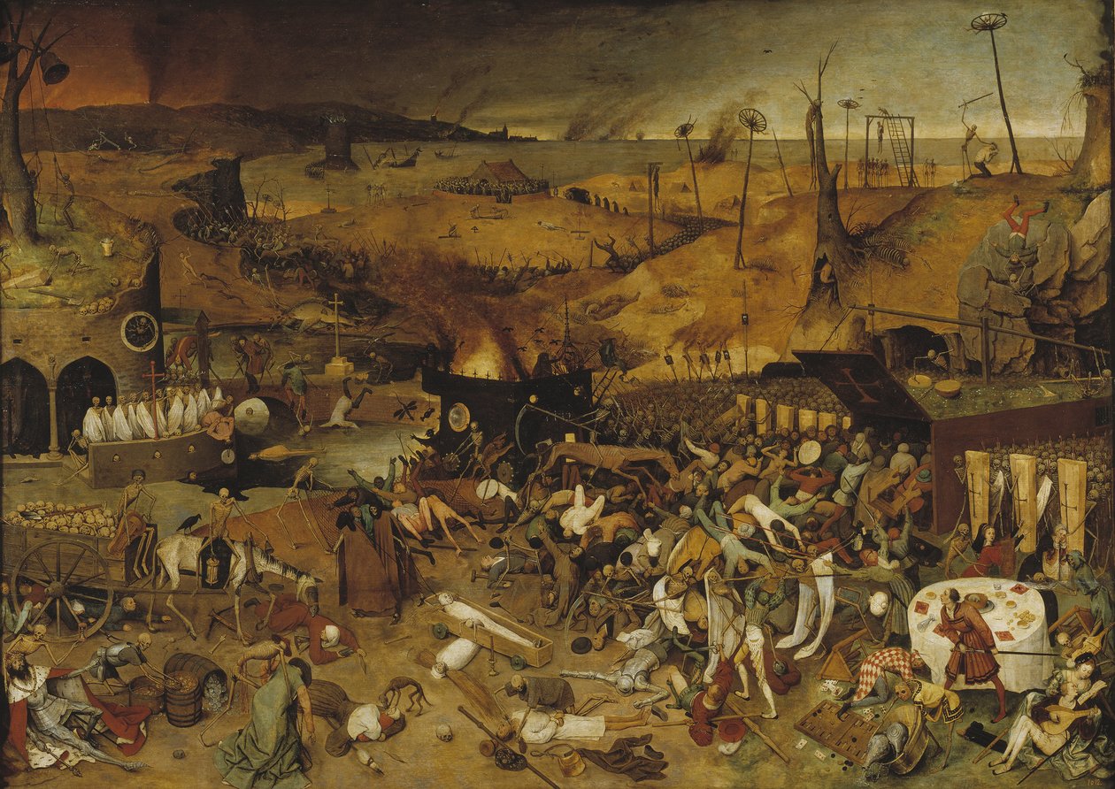 Dødens triumf, ca 1562-1563 af Bruegel
