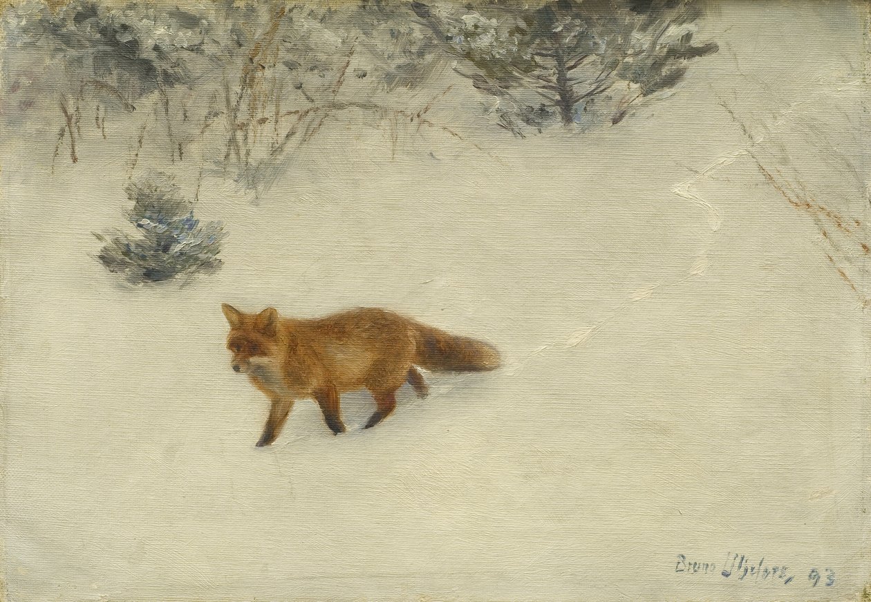 Ræven, 1893 af Bruno Andreas Liljefors