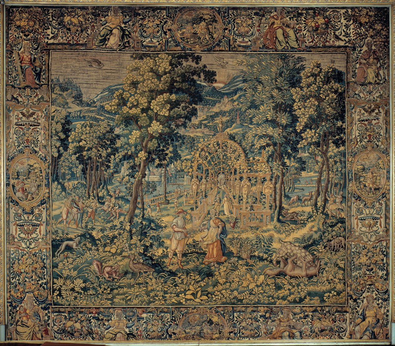 Vertumnus og Pomona af Brussels Manufactory
