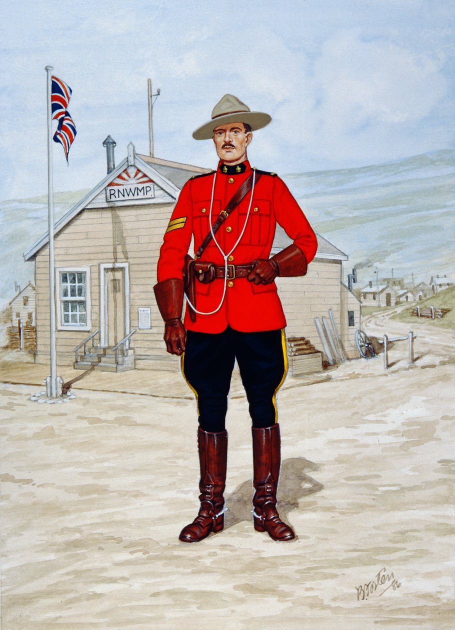 Korporal i det nordvestlige ridende politi i 1905 af Bryan Fosten